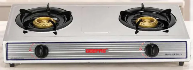 Geepas Stainless Steel Gas Cooker GK5605N