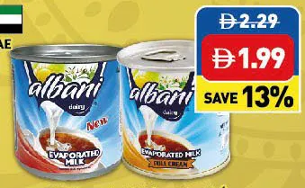 Albani Evaporated Milk Full Cream