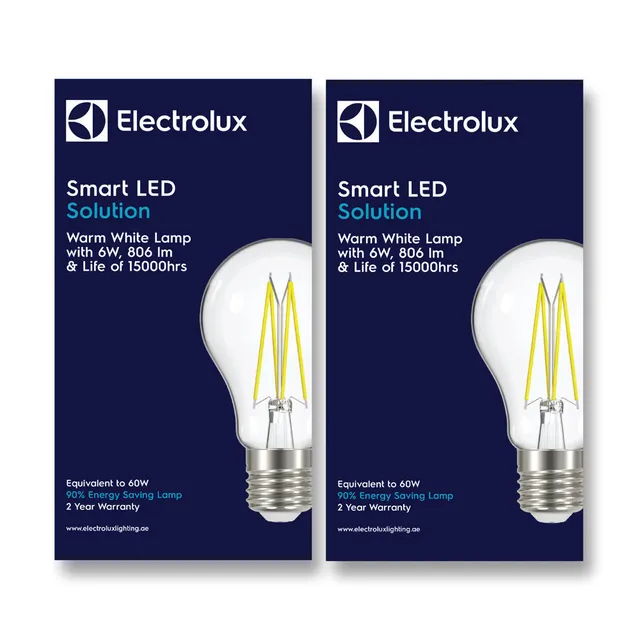 Elexon Electrolux Warm white Lamp 2x60W