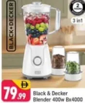 Black+Decker Blender 400w BX4000