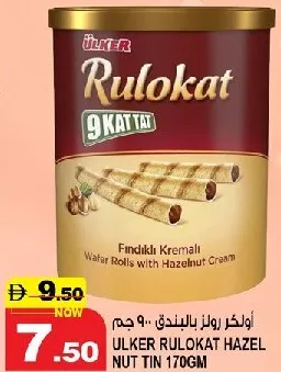 Ulker Rulokat Hazel Nut Tin