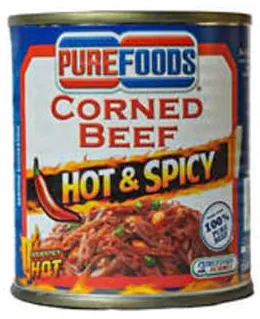 Purefoods لحم بقر معلب حار وحريف