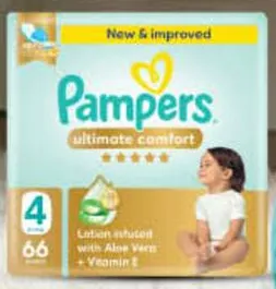 Pampers Ultimate Comfort Baby Diapers Assorted