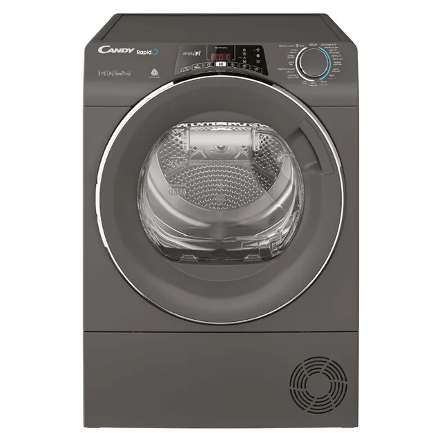 Candy Rapid O Heat Pump Dryer - ROE H11A2TCER-19 - Heat Pump - Anthracite - WiFi+BT