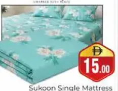 Sukoon Single Mattress Cover With Zip