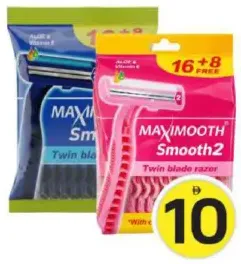 Maxmooth Twin Blade Razor Men/Women