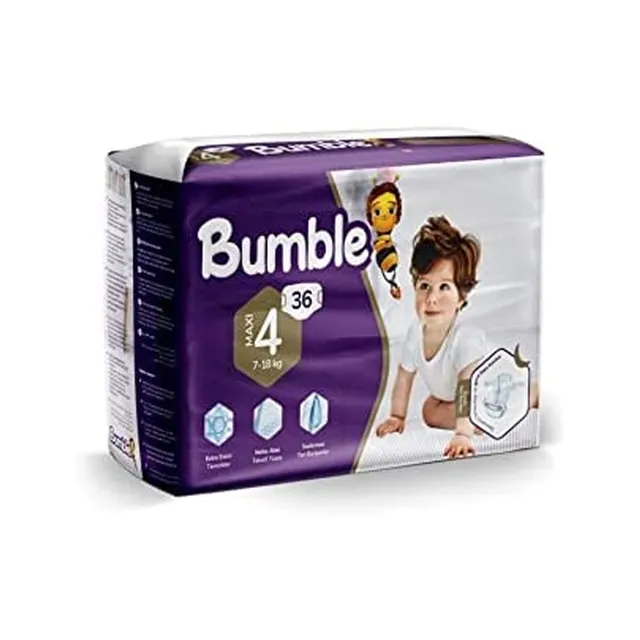Bumble Baby Diaper Twin Pack Size 4 (7- ) - 36 Pcs