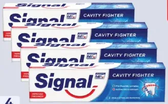 Signal Toothpaste Cavity Fighter Regular