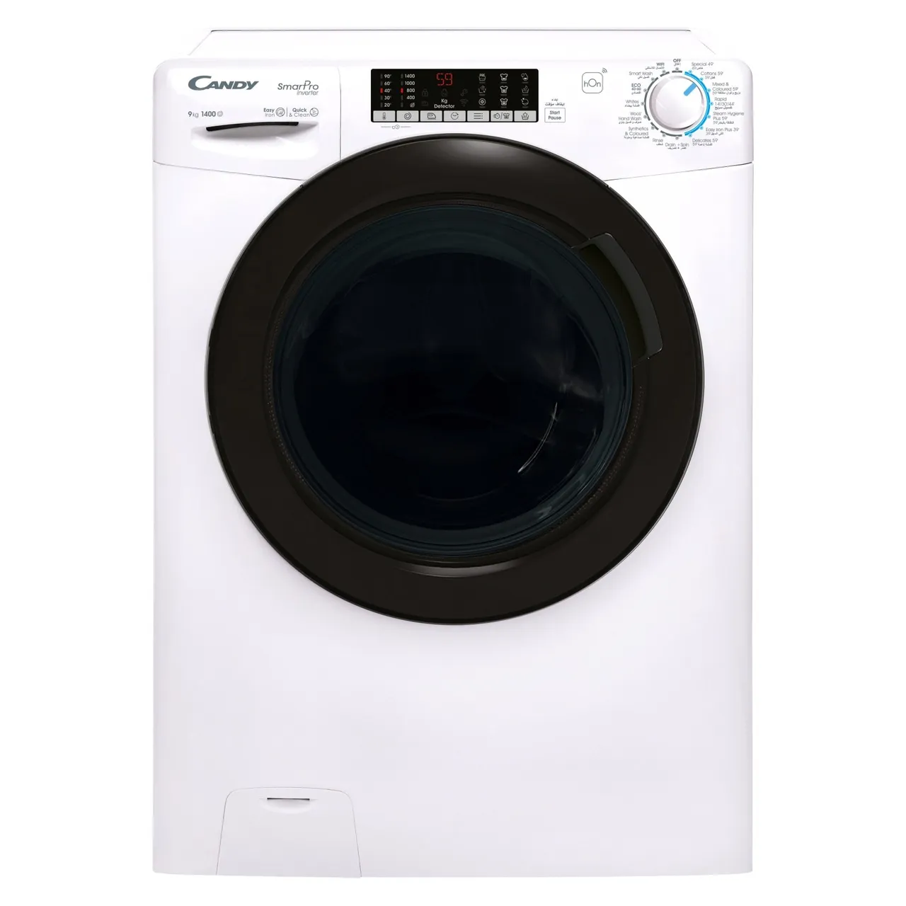 Candy غسالة انفرتر SmartPro CSO496TWMB-19 بيضاء