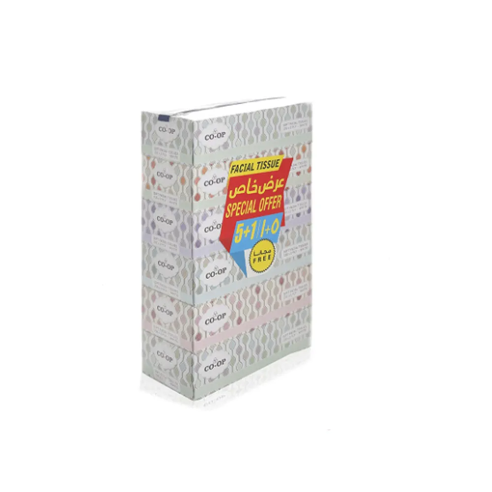Co-Op مناديل وجه ناعمة 2 طبقة - 6x150 Sheets