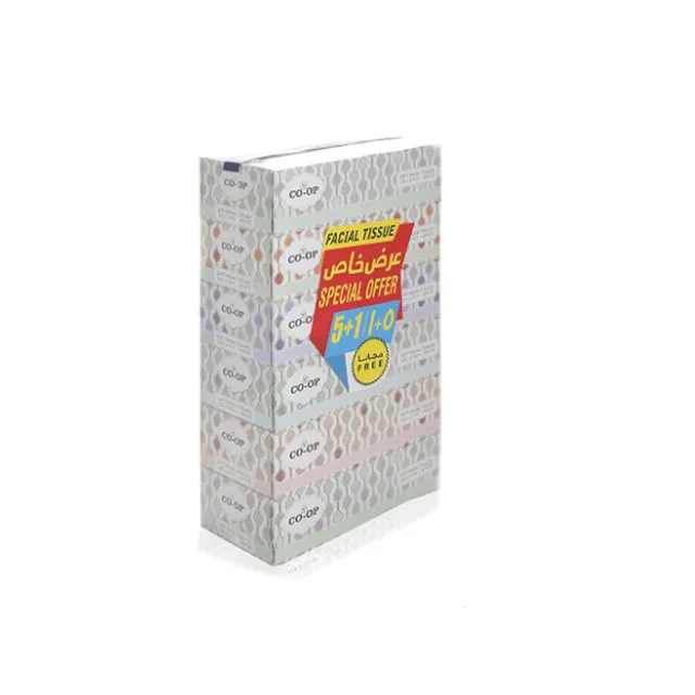 Co-Op 2Ply Soft Facial Tissues - 6 x 150 Sheets