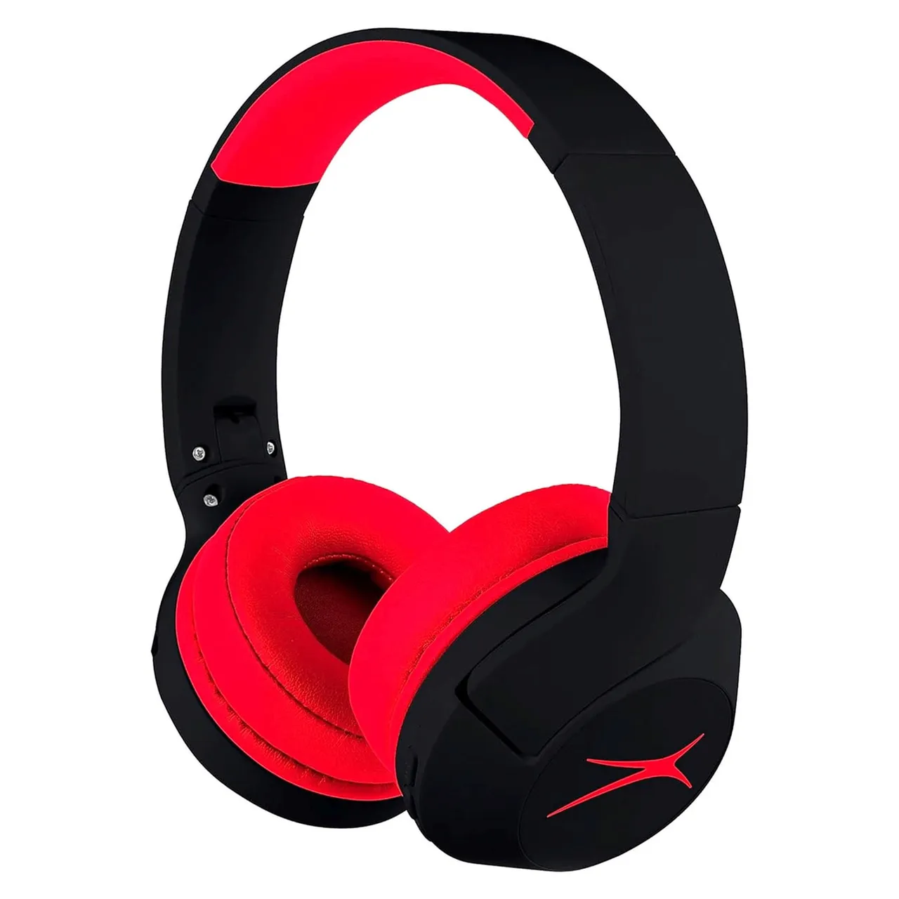 سماعات رأس للأطفال 2 في 1 سلكية ولاسلكية بلوتوث على الأذن Altec Lansing MZX4500 أبيض وأحمر كلاسيكي