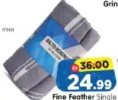Fine Feather مفرش سرير مفرد