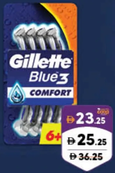 Gillette Blue3 Comfort 6+2Ct 516 Ceemea