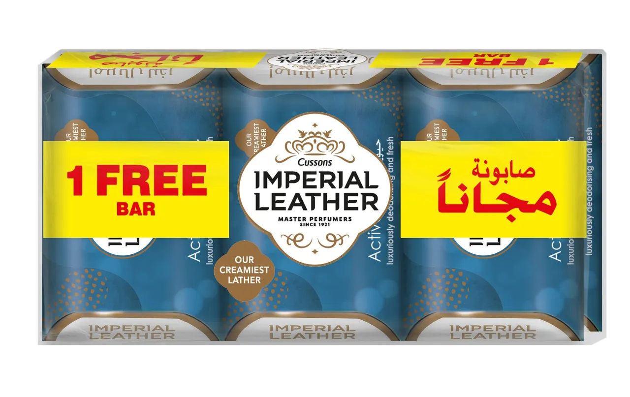 Imperial Lether صابون Imperial Leather أكتيف