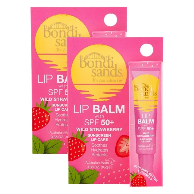 Bondi Sands مرطب شفاه فراولة (SPF 50+)