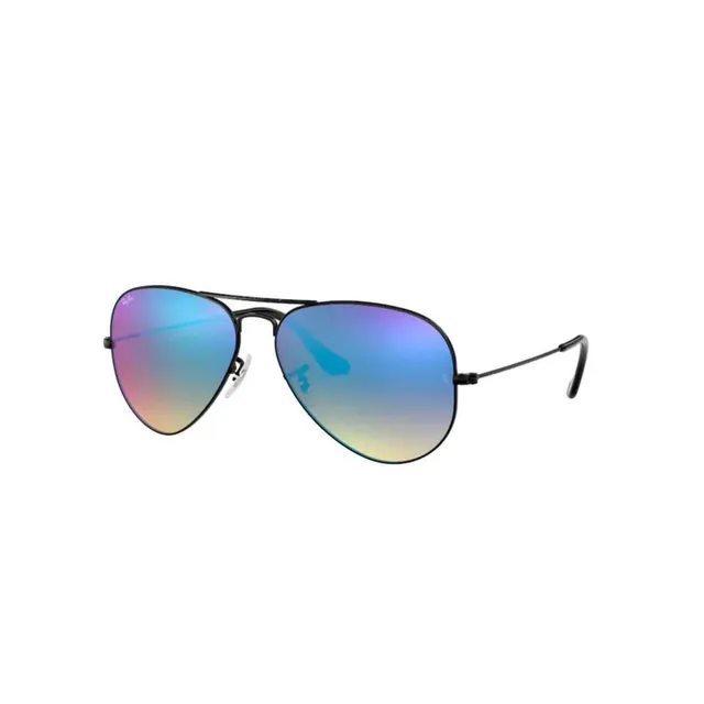 Ray-Ban Rayban Men's Sunglass 3025 Aviator Large Metal Shiny Black