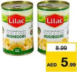 Lilac فطر شرائح ليلاك