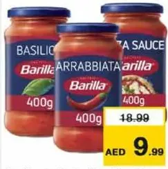 Barilla Arabiatta/ Basilico/Pizza Sauce