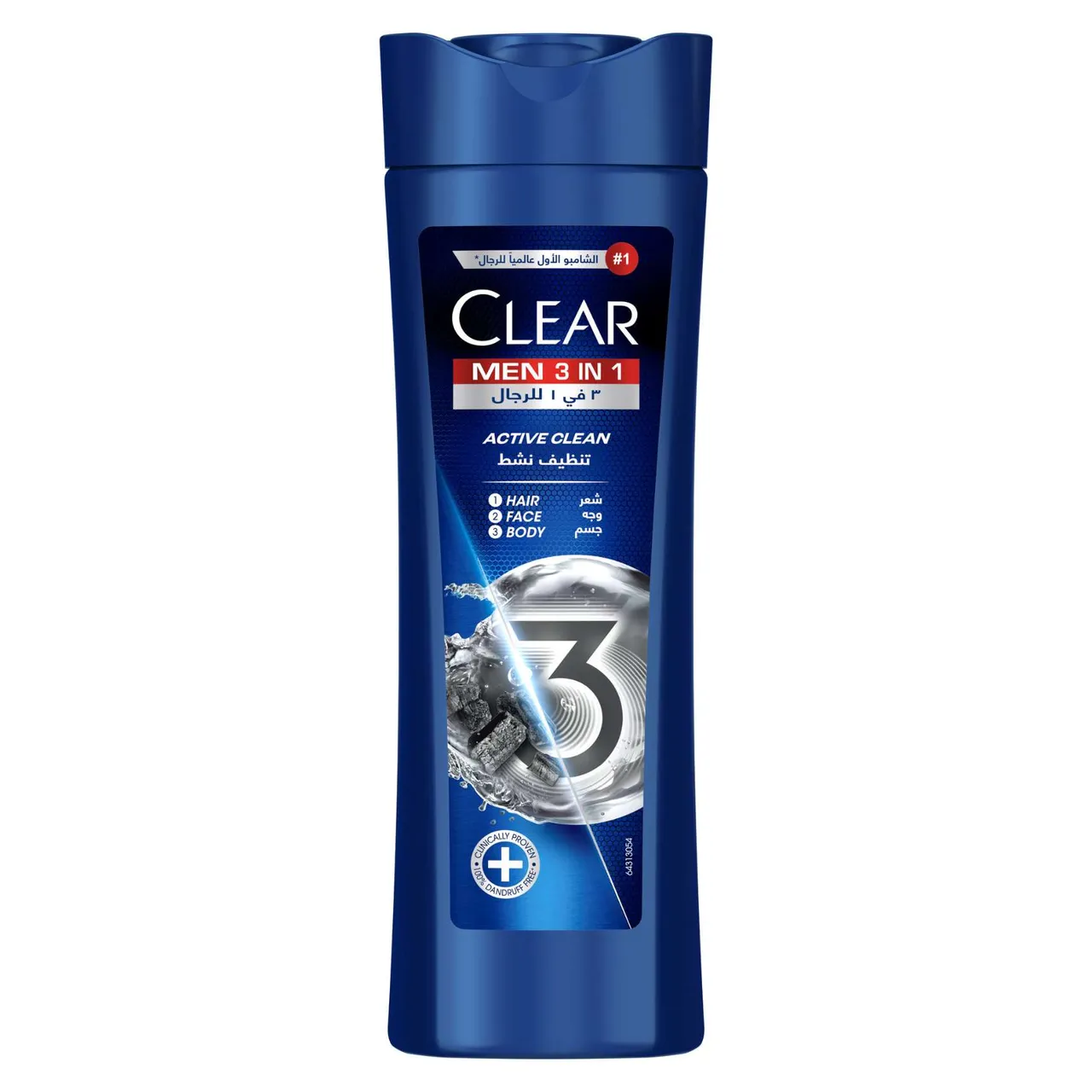 Clear شامبو 3 in 1 للرجال أكتف كلين