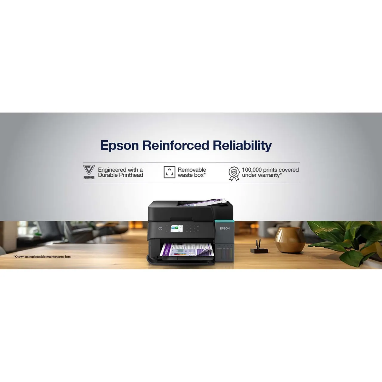 Epson طابعة خزان حبر الكل في واحد للأعمال EcoTank L6370
