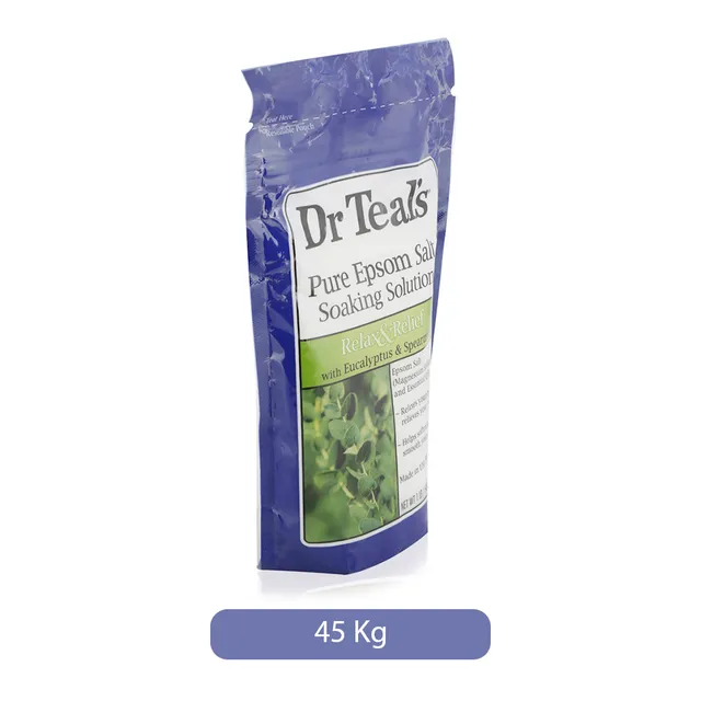 Dr Teals Dr Teal's Relax & Relief Pure Epsom Salt Soaking Solution with Eucalyptus & Spearmint