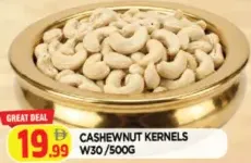 Cashewnut Kernels W30