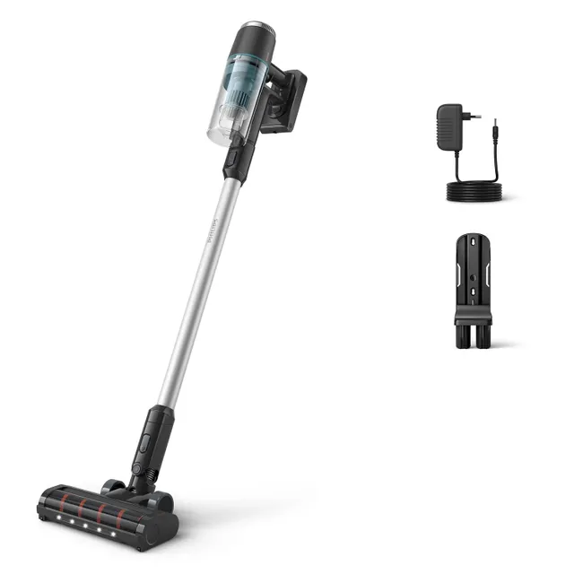Philips 3000 Series Cordless Stick Vacuum Cleaner, Misty Dawn, XC3031/61