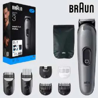 Braun طقم العناية الشخصية الشامل 8 في 1