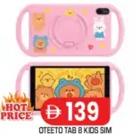 Oteeto Tab K Kids Sim