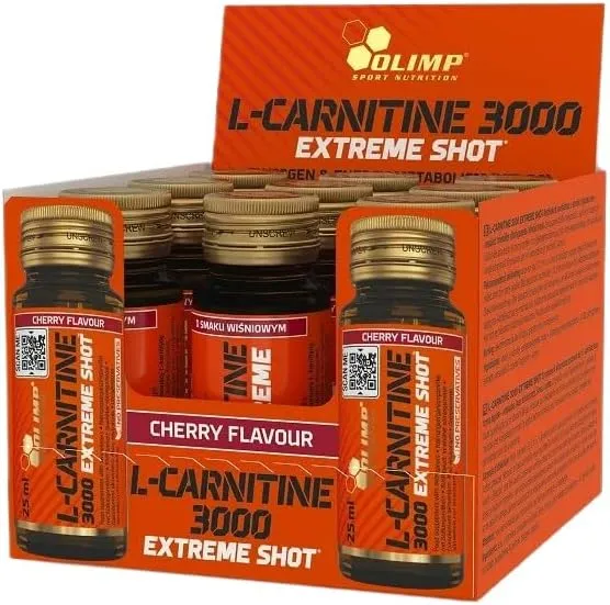Olimp Sport Nutrition L-Carnitine 3000 Extreme Shot, Cherry - .