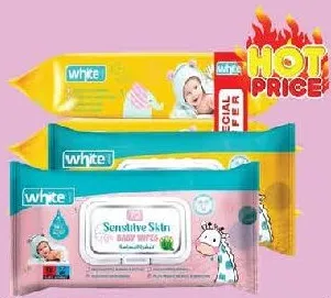 white Wet Wipes Assorted