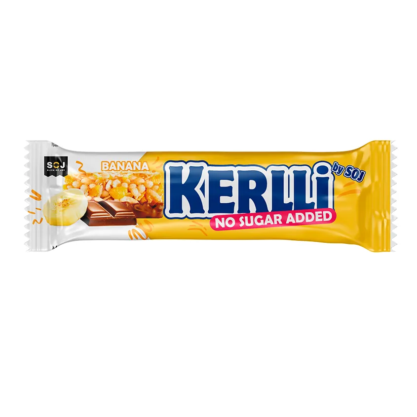بار حبوب KERLLI بنكهة الموز بدون سكر مضاف