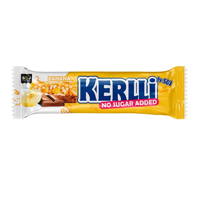 Cereal bar KERLLI with banana flavor no sugar added