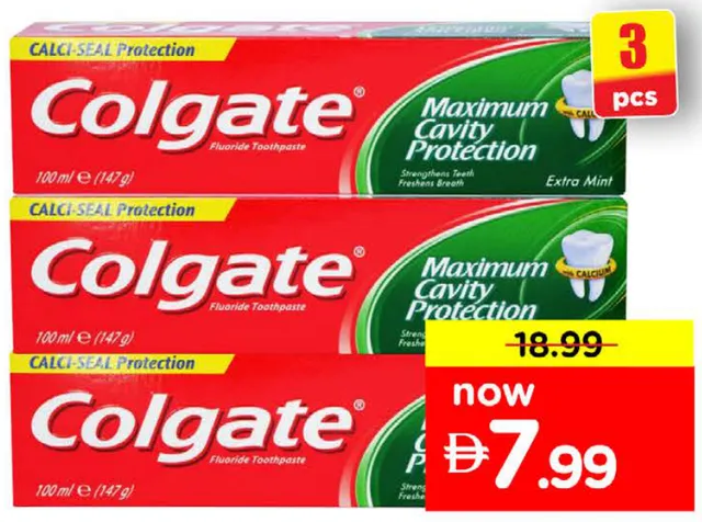Colgate Extra Mint Toothpaste Value Pack
