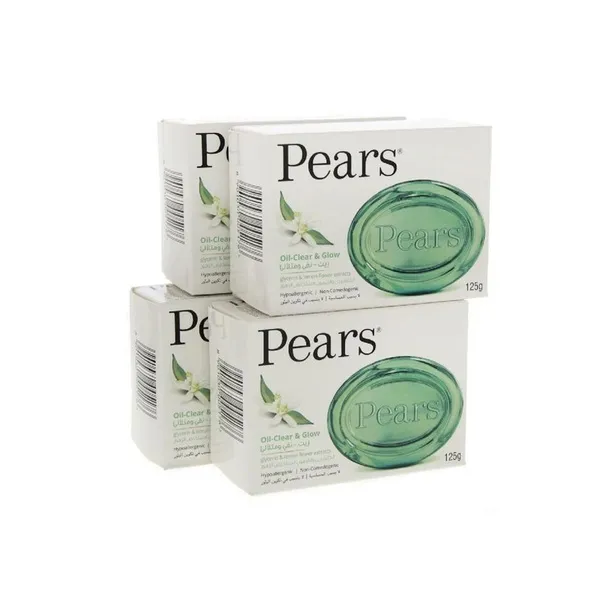 Pears Oil-Clear & Glow 125Gmx3Pcs+1Free