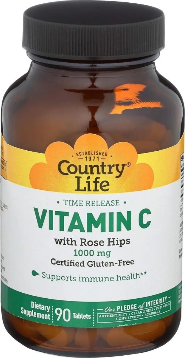 Country Life Vitamin C 1000MG Tablets - 90 Pcs