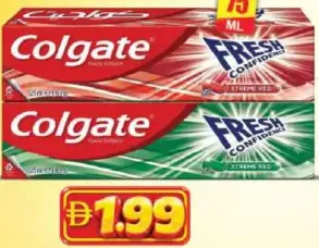 Colgate معجون أسنان بطعم منعش - أخضر / أحمر