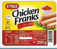 D’Pollo Chilled Chicken Franks Original