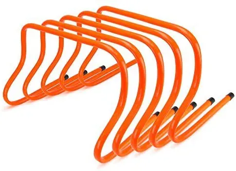 ultimax Agility Training Hurdles Visibility Speed Endurance for Track & Field Fences for Sports Coaching Indoor/Outdoor Practice Equipment -30cm