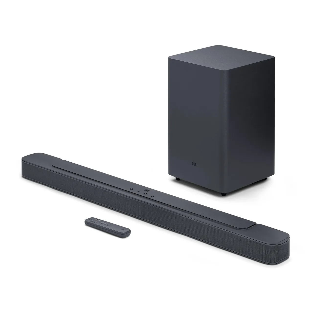 JBL ساوندبار Bar MK2 بصوت جهير عميق 2.1 قناة مع مضخم صوت لاسلكي أسود