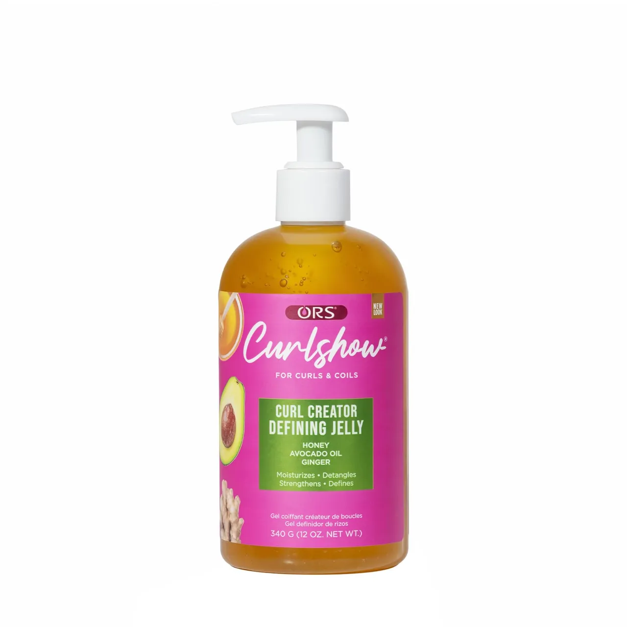 Ors Curlshow Curl Creator جيلي تحديد الكيرلز، يمنح تحديدا يدوم وثباتا قويا 12 Ounces