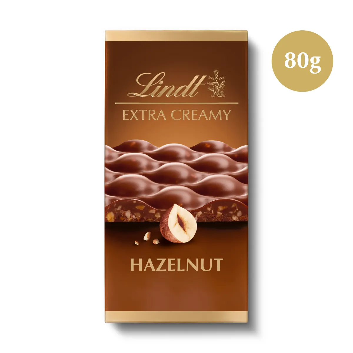 Lindt شوكولاتة الحليب بالبندق ناعمة وكريمية