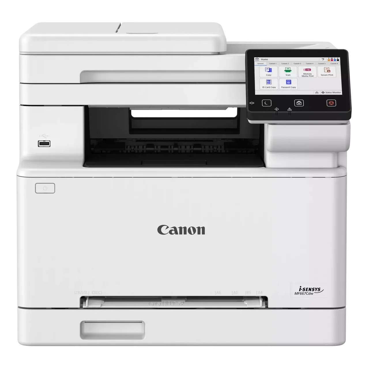 Canon طابعة ليزر ملونة متعددة الوظائف Mf667cdw بيضاء