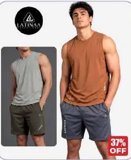 Latinaa Men's Sleeveless T-Shirt Assorted