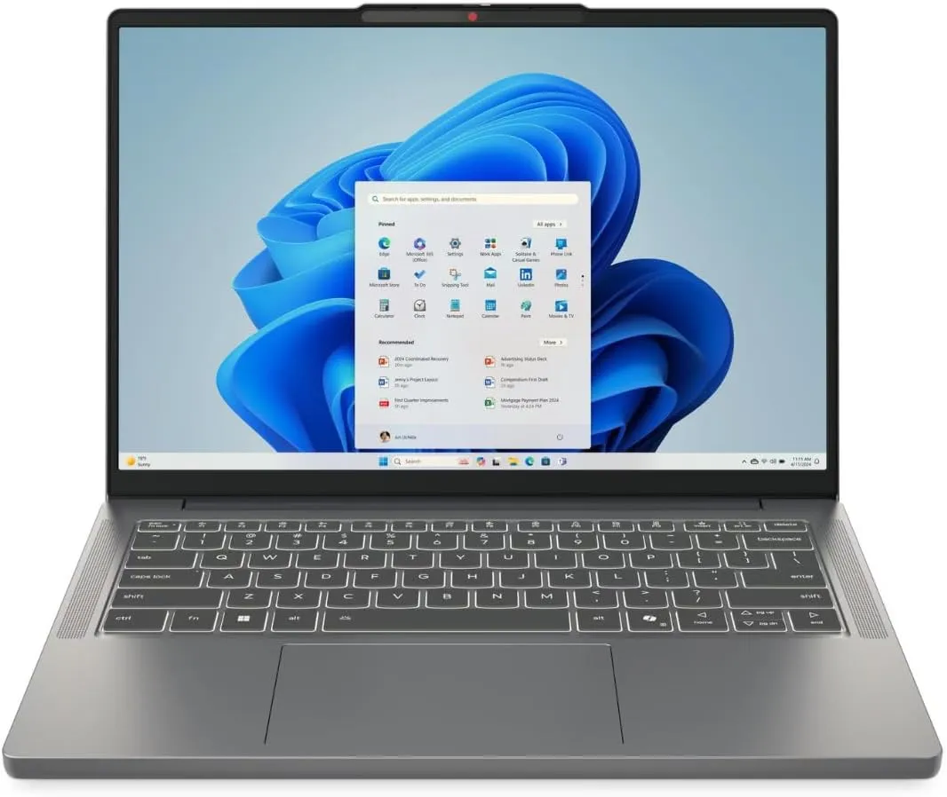 Lenovo لابتوب IdeaPad Slim 3 14IRH10 – الجيل 13 Intel Core i7-13420H شاشة 14inch WUXGA تخزين 1TB SSD ذاكرة 32GB RAM DDR5 رسومات Intel UHD مشتركة Windows 11 Pro لوحة مفاتيح إنجليزية وعربية رمادي Luna Grey