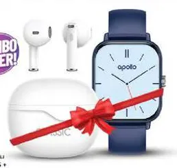 apollo X-CELL Smart Watch + Erabuds Classic W5