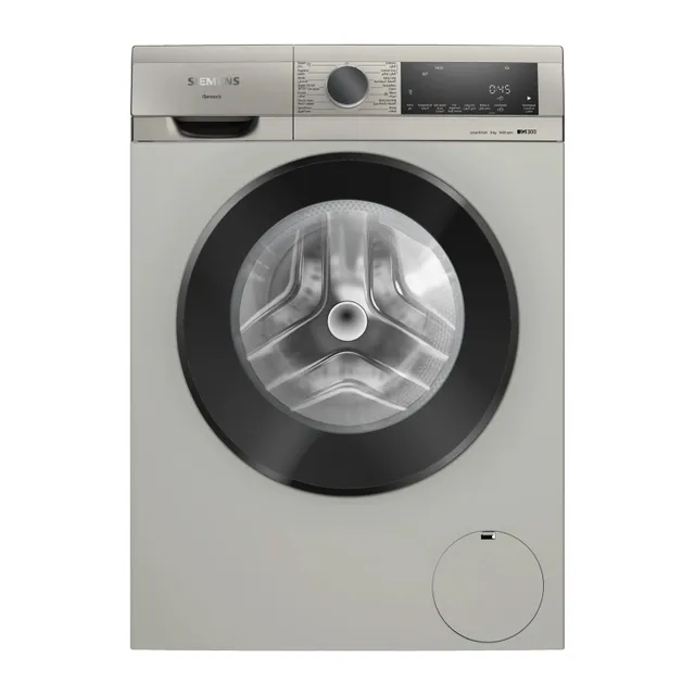 Siemens Front Load Washing Machine, Silver Inox, WG44A10XGC