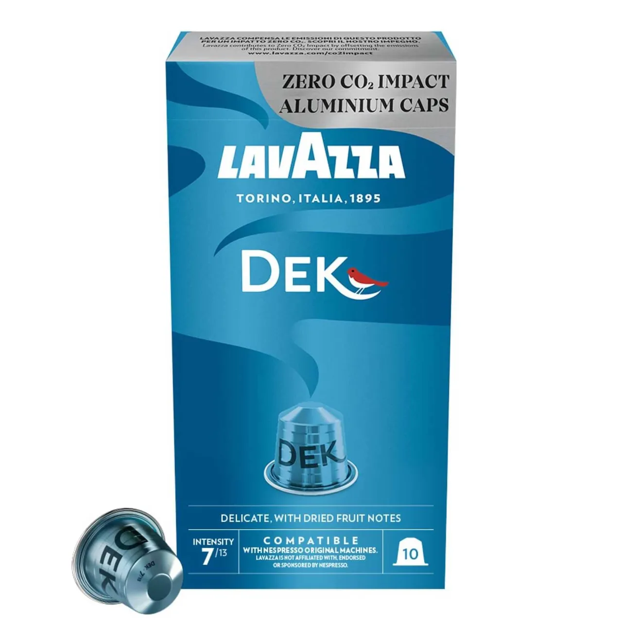 Lavazza كبسولات قهوة Espresso Maestro منزوعة الكافيين 10 كبسولات