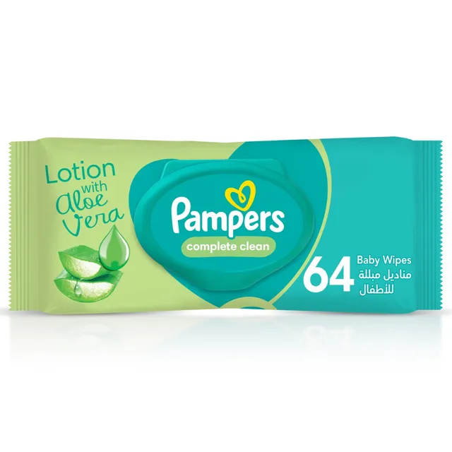 Pampers Baby Complete Clean Baby Wipes - 64 Pcs